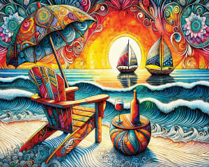 Beach Vibes Beach & Ocean By Heritage Puzzles