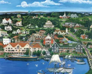 Manteo Landmarks & Monuments By Heritage Puzzles