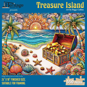 Treasure Island Beach & Ocean By Heritage Puzzles