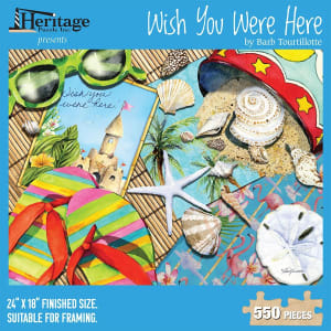Wish you Were Here Beach & Ocean By Heritage Puzzles