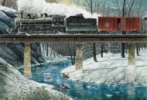 River Crossing Train By Heritage Puzzles