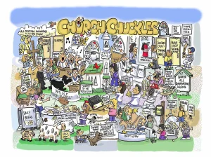 Church Chuckles Cartoon By GoodWay Puzzles