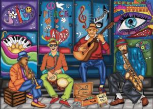 The Gentleman Band Music Jigsaw Puzzle By Jacarou Puzzles