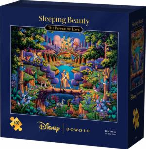 Sleeping Beauty Power of Love Disney Jigsaw Puzzle By Dowdle Folk Art