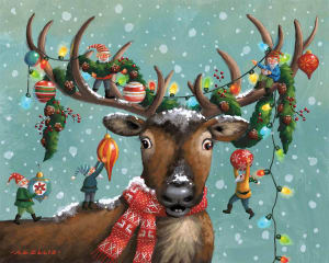 Christmas in the Antlers Boardwalk Christmas By Boardwalk Puzzle Company
