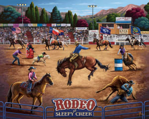 Rodeo at Sleepy Creek Boardwalk Americana By Boardwalk Puzzle Company