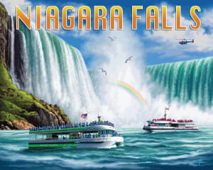 Niagara Falls Landmarks & Monuments By Boardwalk Puzzle Company
