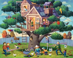 Tree House Adventure People Jigsaw Puzzle By Boardwalk