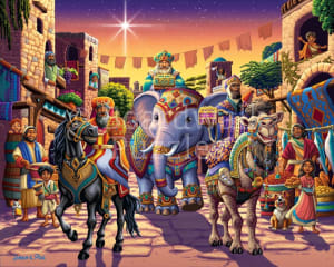 Three Wise Men Religious By Boardwalk Puzzle Company