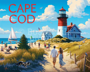 Cape Cod United States By Boardwalk Puzzle Company