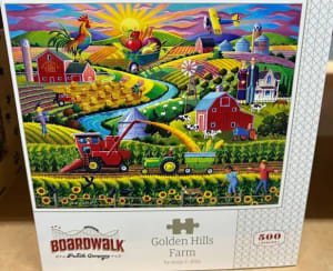 Golden Hills Farm Landscape By Boardwalk Puzzle Company