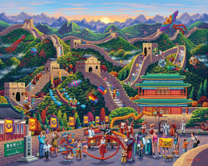 Great Wall of China Asia By Boardwalk Puzzle Company