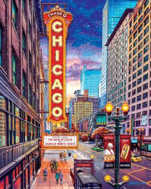 Chicago Downtown Chicago Jigsaw Puzzle By Boardwalk