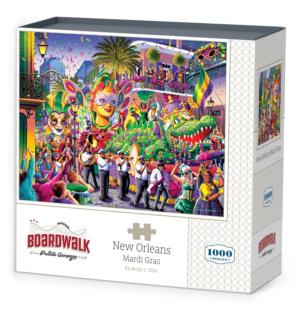 New Orleans Mardi Gras by BW Celebration Jigsaw Puzzle By Boardwalk