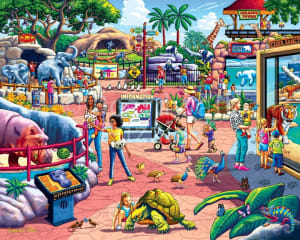 The Zoo Animals By Boardwalk Puzzle Company