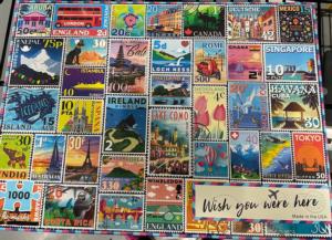 Wish You Were Here Collage Jigsaw Puzzle By Re-marks