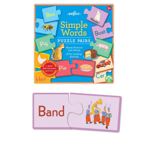Simple Word Alphabet & Numbers By eeBoo