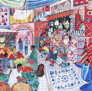 Marrakesh Shopping Jigsaw Puzzle By eeBoo