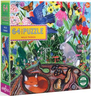 Wild Things Flower & Garden Children's Puzzles By eeBoo