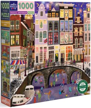 Magical Amsterdam Shopping Jigsaw Puzzle By eeBoo