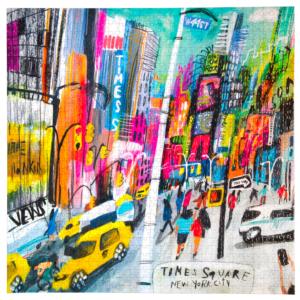 Times Square New York Square Puzzle By eeBoo