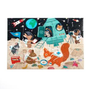 Space Exploration 20 Puzzle Space Children's Puzzles By eeBoo