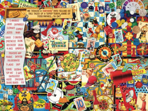 Seek & Find Game Night Collage By Hart Puzzles
