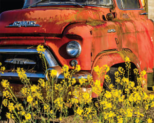Red Truck Nostalgic & Retro By Hart Puzzles