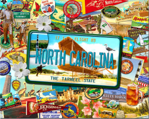 North Carolina Collage By Hart Puzzles