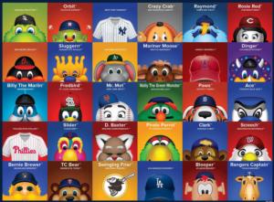 MLB Mascots Sports Children's Puzzles By MasterPieces