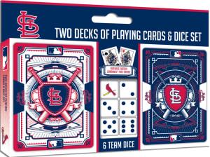 St. Louis Cardinals 2-pack Playing Cards & Dice Set By MasterPieces