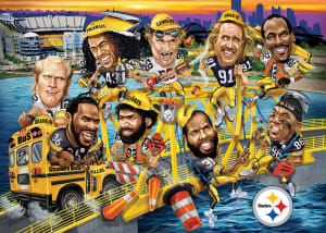 Pittsburgh Steelers NFL All-Time Greats Sports By MasterPieces