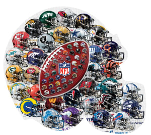 Drip Art Helmet Collage By MasterPieces