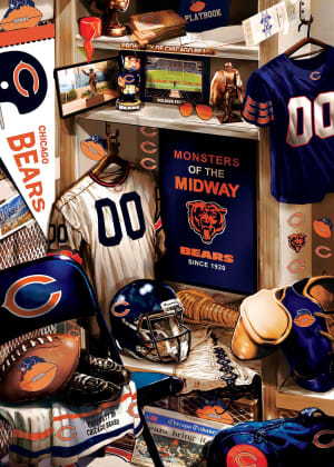 Chicago Bears NFL Locker Room Sports By MasterPieces