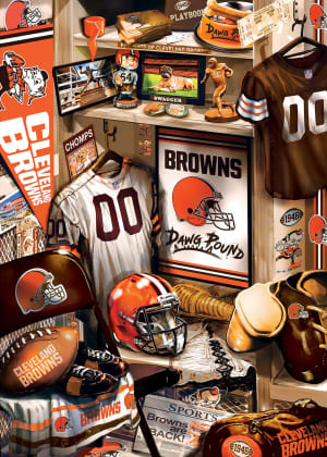 Cleveland Browns NFL Locker Room Sports By MasterPieces