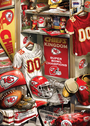 Kansas City Chiefs NFL Locker Room Sports By MasterPieces