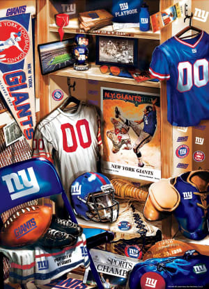 New York Giants NFL Locker Room Sports By MasterPieces