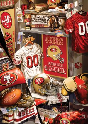 San Francisco 49ers NFL Locker Room Sports Jigsaw Puzzle By MasterPieces
