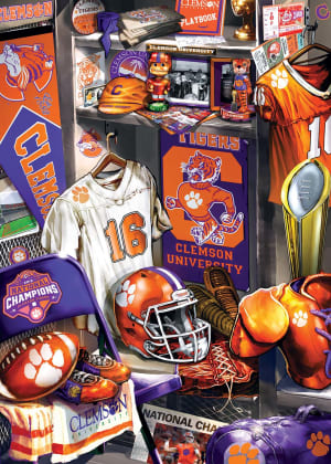Clemson Tigers NCAA Locker Room Sports By MasterPieces