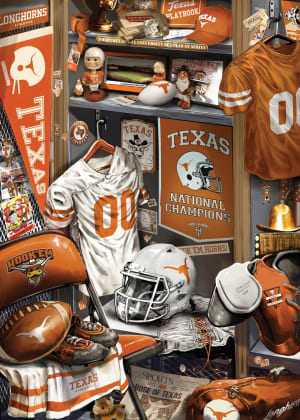 Texas Longhorns NCAA Locker Room Sports By MasterPieces