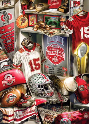 Ohio State Buckeyes NCAA Locker Room Sports By MasterPieces