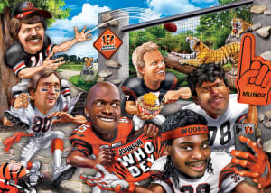 Cincinnati Bengals NFL All-Time Greats Sports By MasterPieces