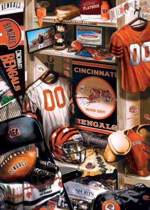Cincinnati Bengals NFL Locker Room Sports Jigsaw Puzzle By MasterPieces