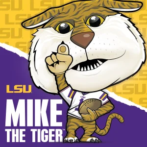 LSU Tigers NCAA Mascot  Sports By MasterPieces