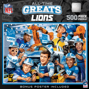 Detroit Lions NFL All-Time Greats - Scratch and Dent Sports By MasterPieces