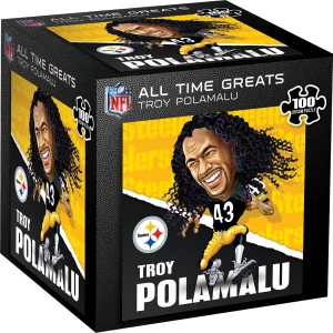 Pittsburgh Steelers NFL All-Time Greats - Troy Polamalu Sports By MasterPieces