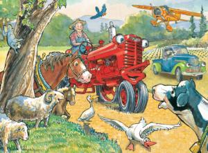 Out for a Ride Farm Animal Family Pieces By MasterPieces