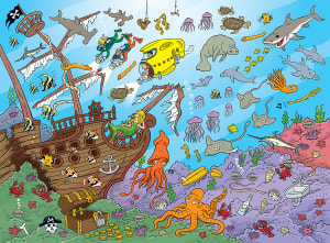 Underwater Sea Life By MasterPieces