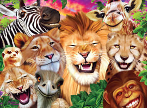 Safari Sillies Jungle Animals By MasterPieces