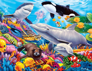 Undersea Friends Dolphin By MasterPieces